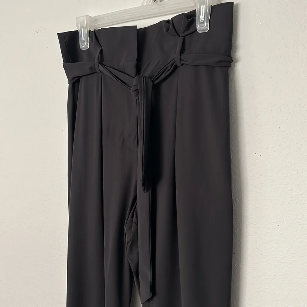 NWOT Lita by Ciara black paperbag pants. Black, high waisted. Size 10.
